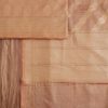 Peach Brocade Dress Material Suit