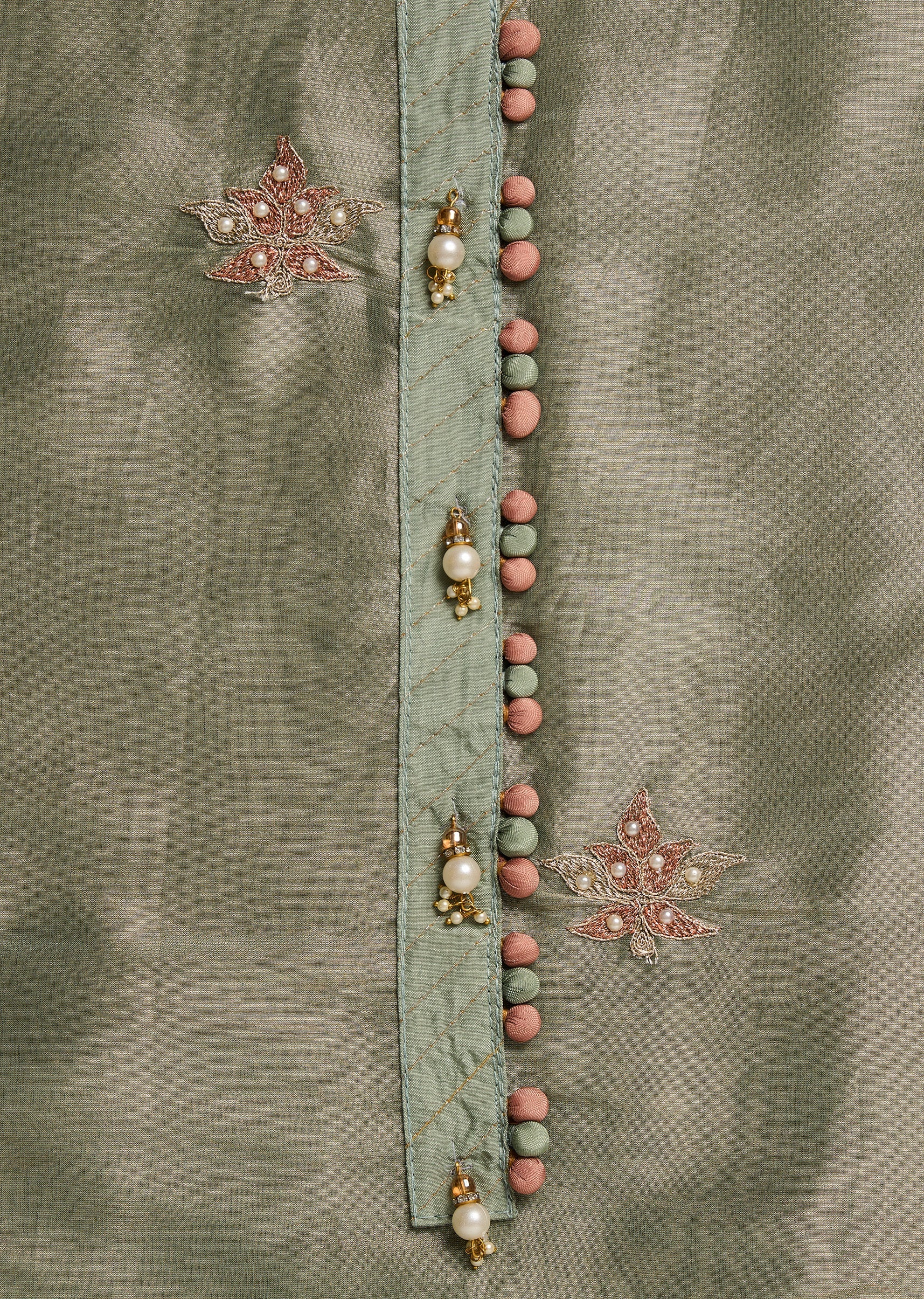 Aqua Blue Tissue Suit