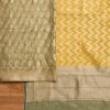Green Brocade Banarasi Unstitched Suit With Dupatta