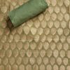 Green Brocade Banarasi Unstitched Suit With Dupatta