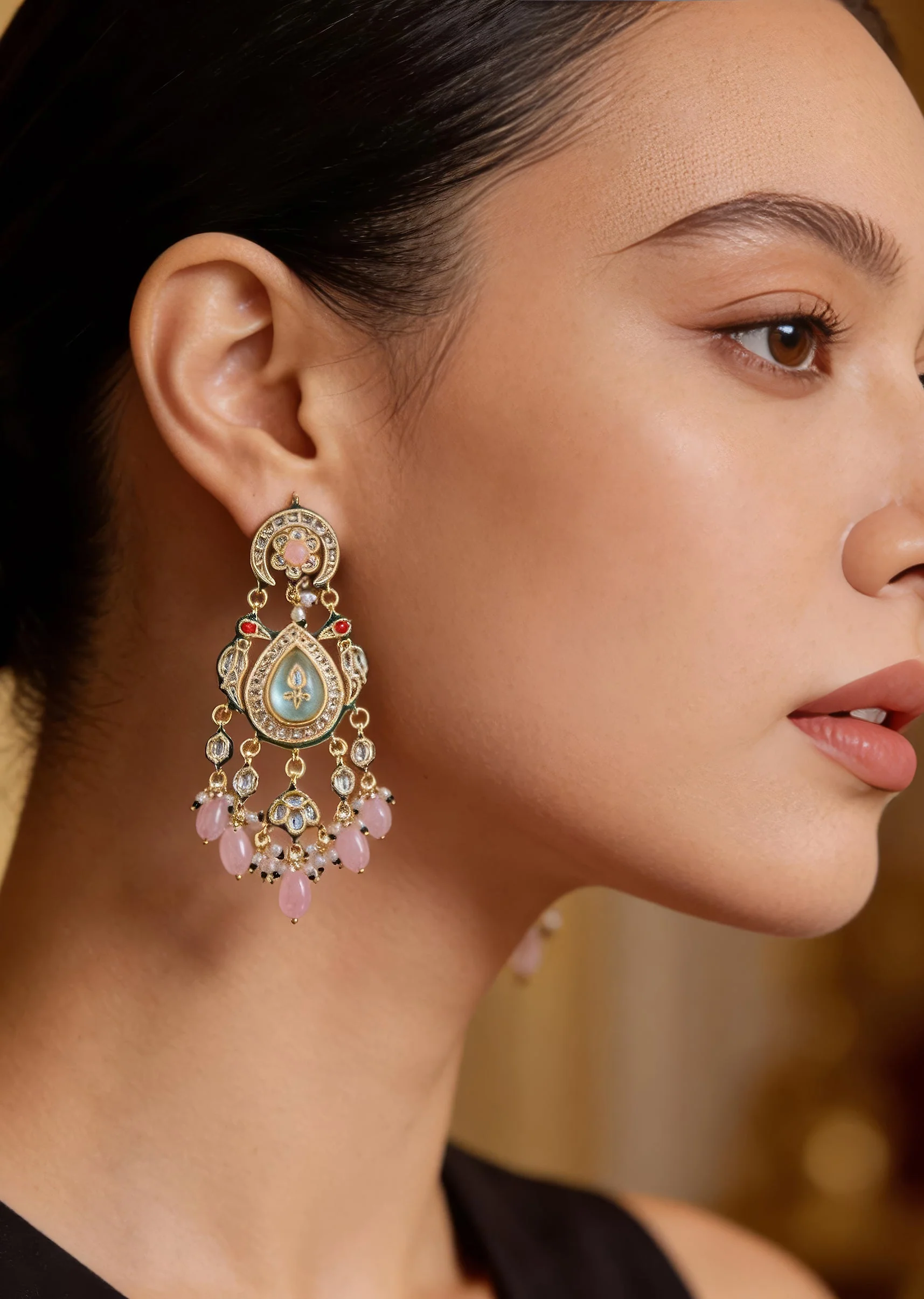 605-floral-kundan-pearl-drop-earrings-1.webp Floral Kundan Pearl Drop Earrings