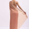 Peach Zari Woven Chanderi Saree With Unstitched Blouse