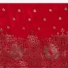 Red Dola Silk Woven Saree