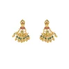 Gold Plated Multicolored Kundan Polki Necklace With Earrings
