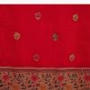 Red Dola Silk Paithani Inspired Saree