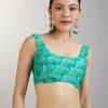 Aqua Blue Dola Silk Paithani Saree