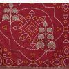 Maroon Dola Silk Saree