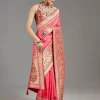 Blush Pink Dola Silk Saree