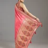 Blush Pink Dola Silk Saree