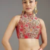 Blush Pink Dola Silk Saree