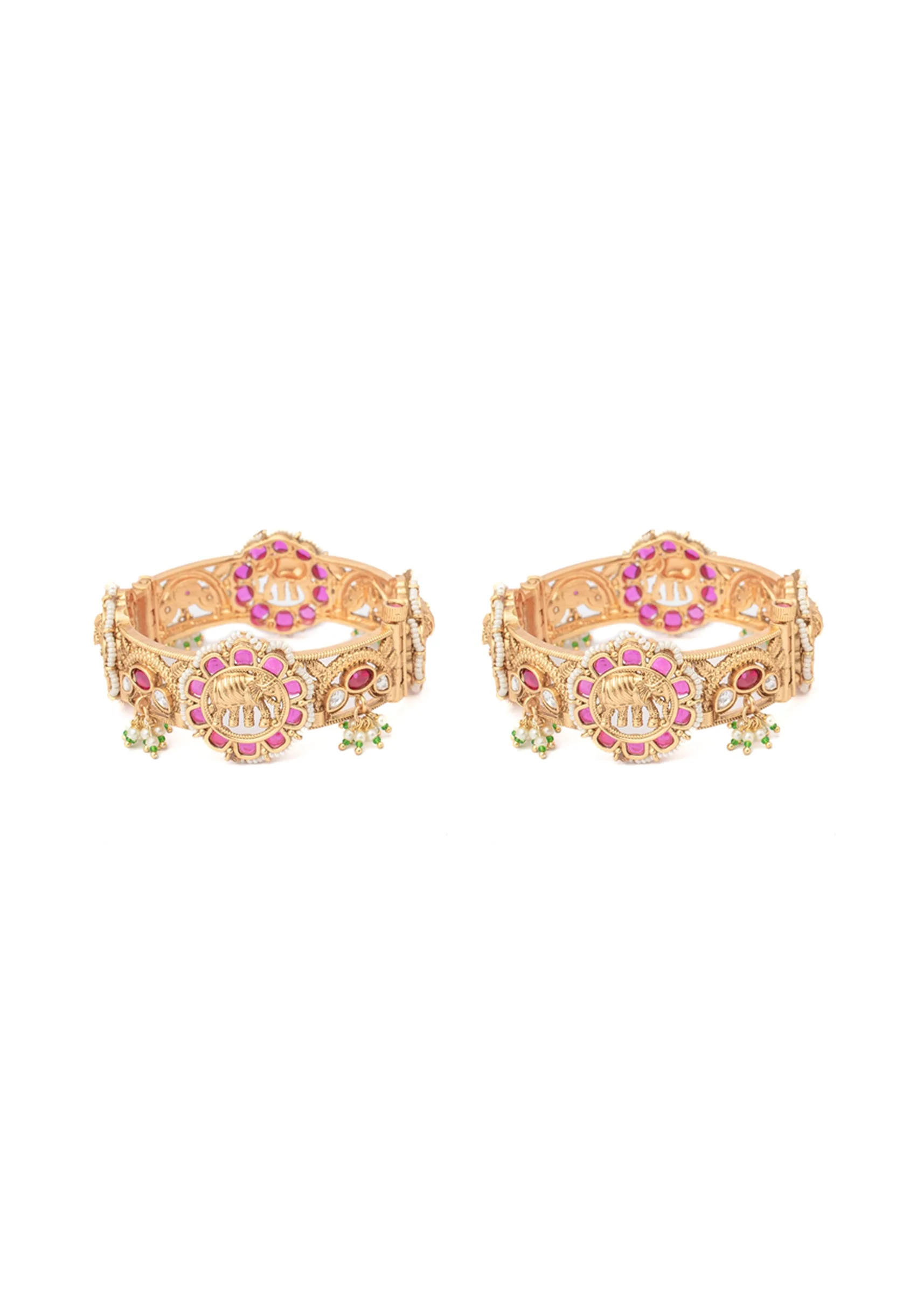 635-gold-bangles-with-pink-and-green-stones-and-intricate-motifs-1.webp Gold Bangles With Pink And Green Stones And Intricate Motifs