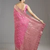Onion Pink Dola Silk Jacquard Saree