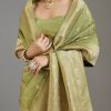 6387-pista-green-jacquard-dola-silk-saree-2.jpg Pista Green Jacquard Dola Silk Saree