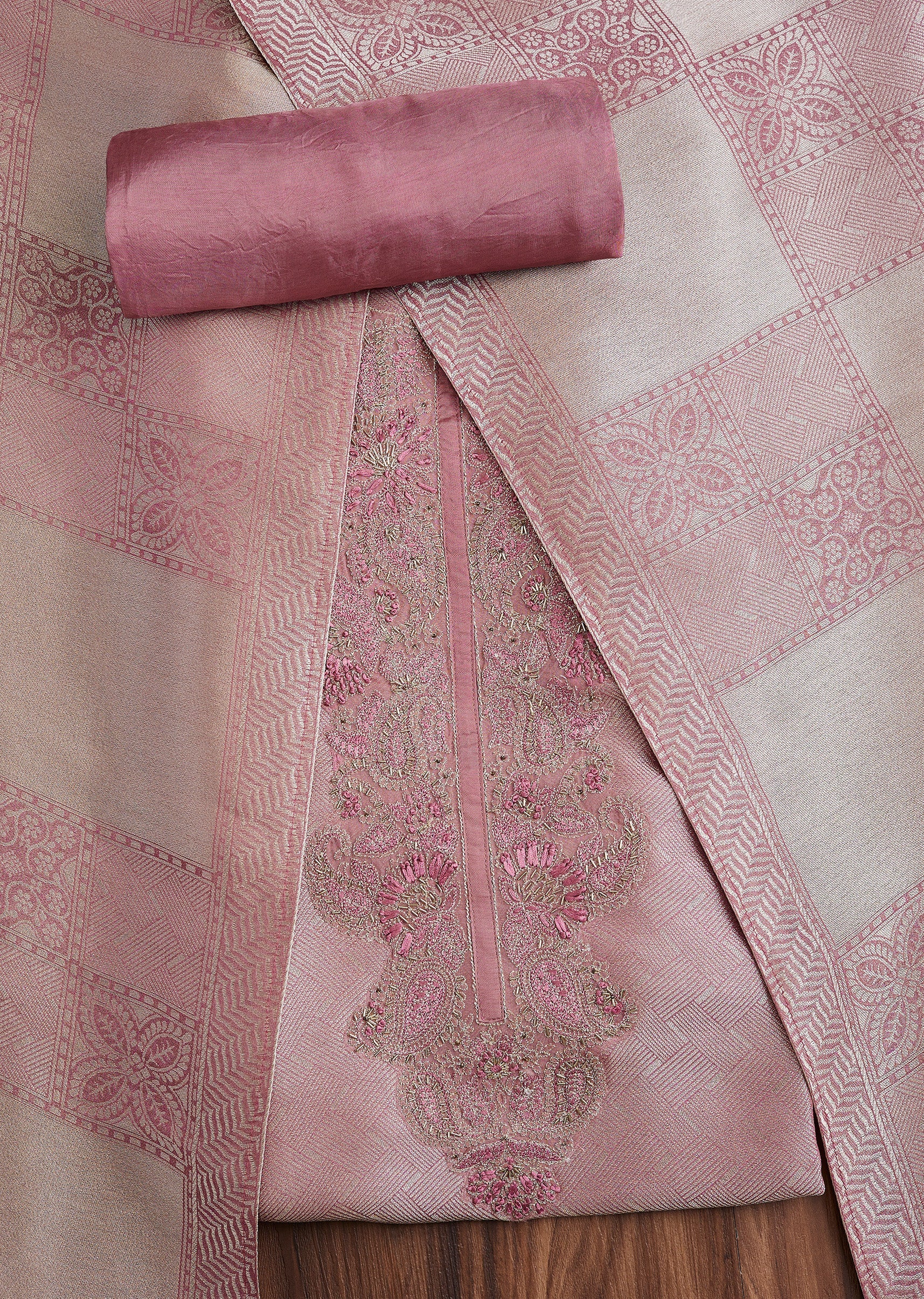 6419-graceful-pink-tissue-suit-set-1.jpg Graceful Pink Tissue Suit Set