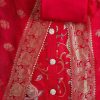 Red Brocade Suit