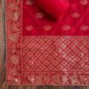 Red Brocade Suit
