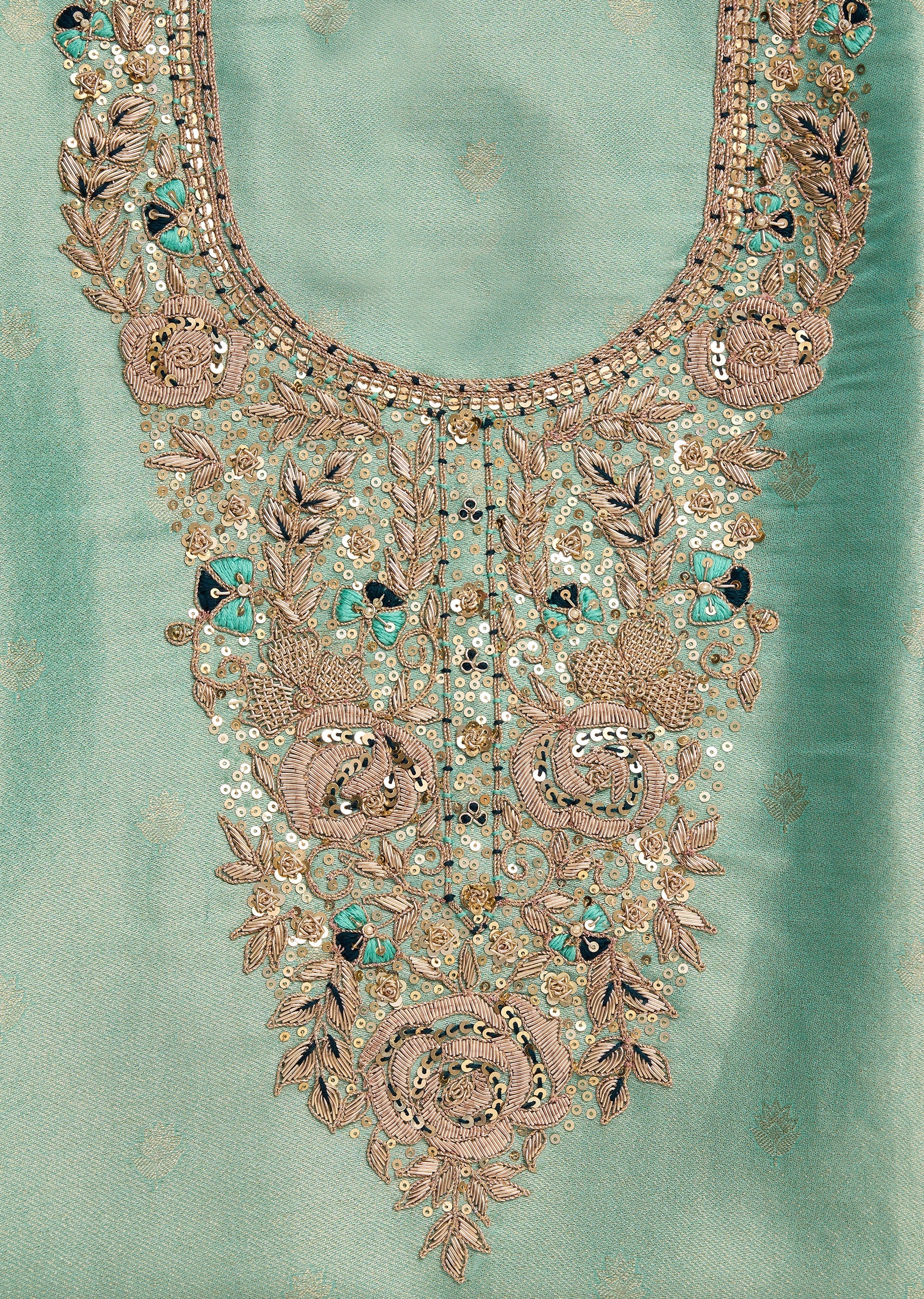 Turquoise Blue Suit