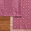 Purple Jacquard Unstitched Suit With Dupatta