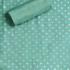Unstitched Blue Chanderi Suit with Matching Dupatta