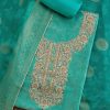 Teal Tissue Unstitched Suit