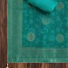 Teal Tissue Unstitched Suit