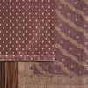 Maroon Chanderi Unstitched Suit