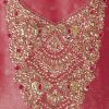 Rani Pink Tissue Unstitched Suit With Dupatta
