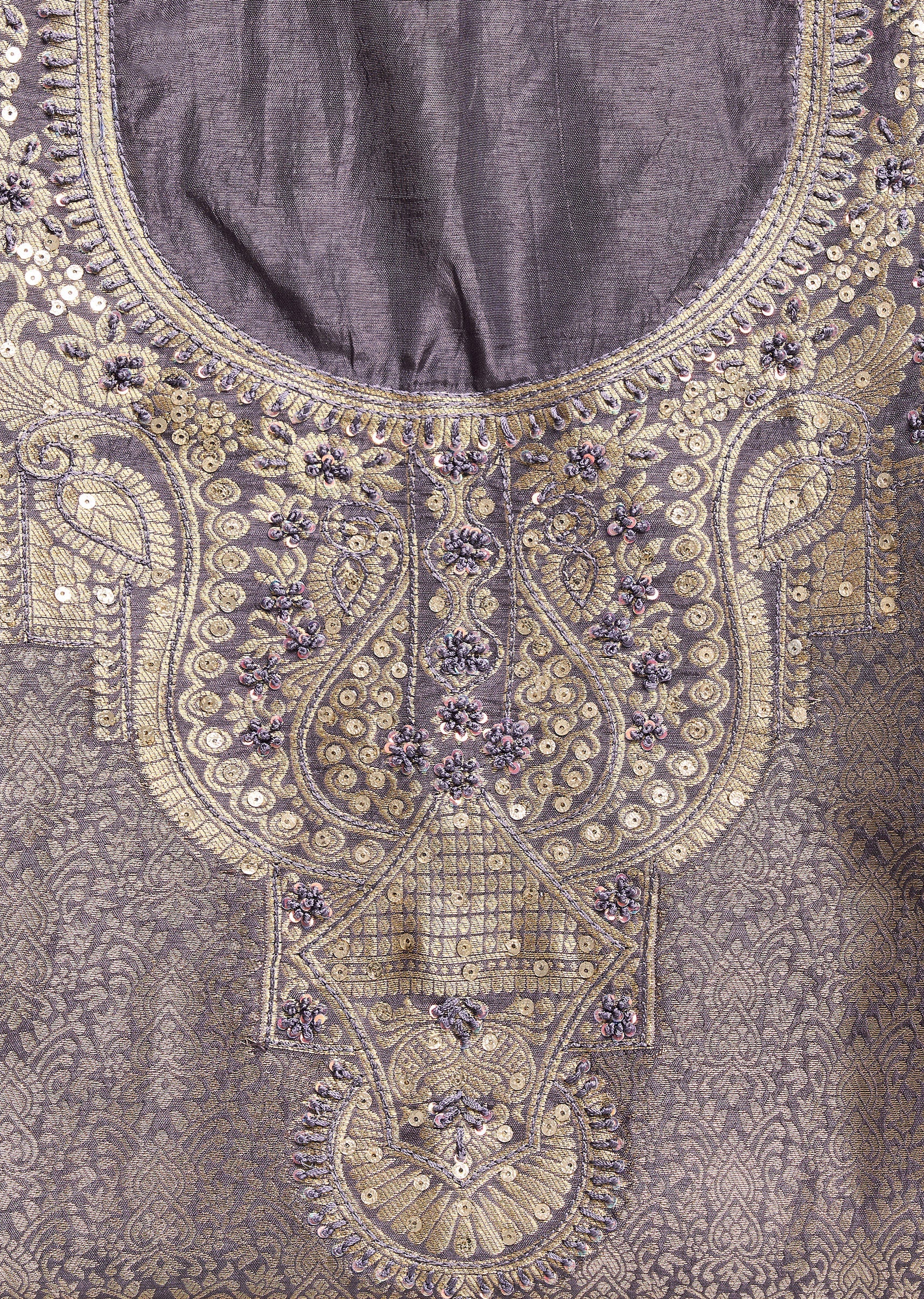 Purple Jacquard Suit