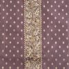 Purple Intricate Embroidered Chanderi Unstitched Suit