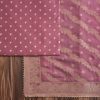 Lavender Chanderi Unstitched Suit