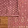 Maroon Chanderi Unstitched Suit With Dupatta