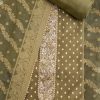 Mehendi Green Chanderi Unstitched Suit