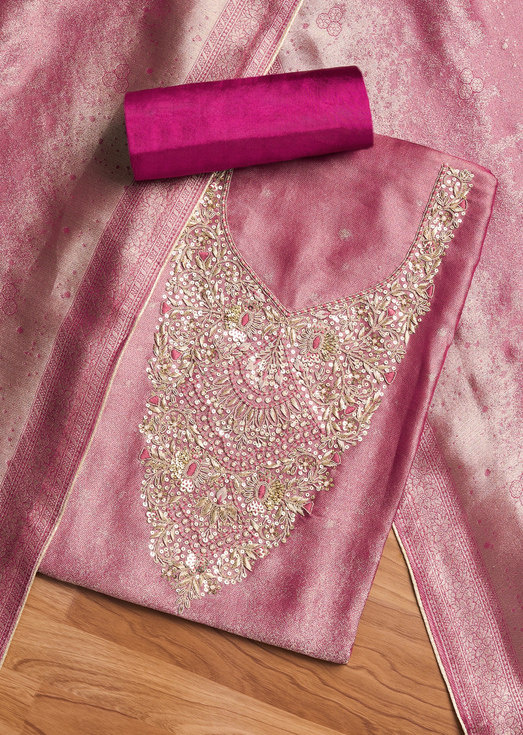 6464-magenta-tissue-embroidered-unstitched-suit-set-1.jpg Magenta Tissue Embroidered Unstitched Suit Set