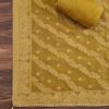 Vibrant Mustard Yellow Suit With Intricate Embroidery