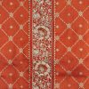 Rust Chanderi Jacquard Suit