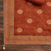 Rust Orange Jacquard Suit