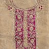 Red Tissue Suit With Shimmer