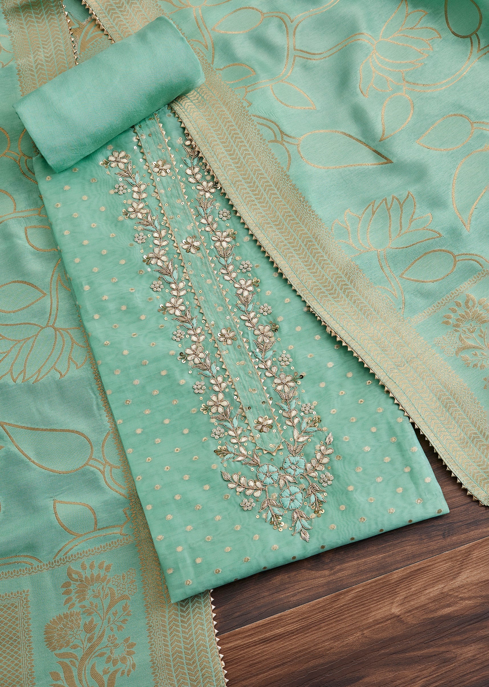 6480-fresh-aqua-blue-embroidered-suit-1.jpg Fresh Aqua Blue Embroidered Suit
