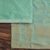 Fresh Aqua Blue Embroidered Suit