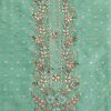 Fresh Aqua Blue Embroidered Suit
