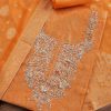 Rich Rust Orange Jacquard Suit