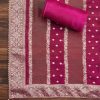 Magenta Chanderi Suit