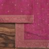 Magenta Brocade Suit
