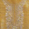 Mustard Yellow Brocade Suit