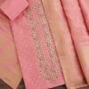 Pretty Pink Embroidered Chanderi Suit