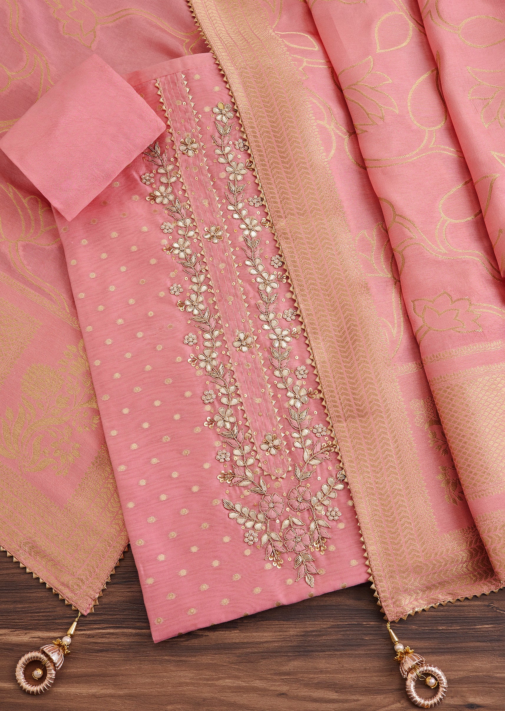 6488-pretty-pink-embroidered-chanderi-suit-1.jpg Pretty Pink Embroidered Chanderi Suit