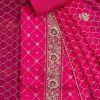 Vibrant Rani Pink Chanderi Suit