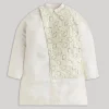 Cream Kids Kurta Set