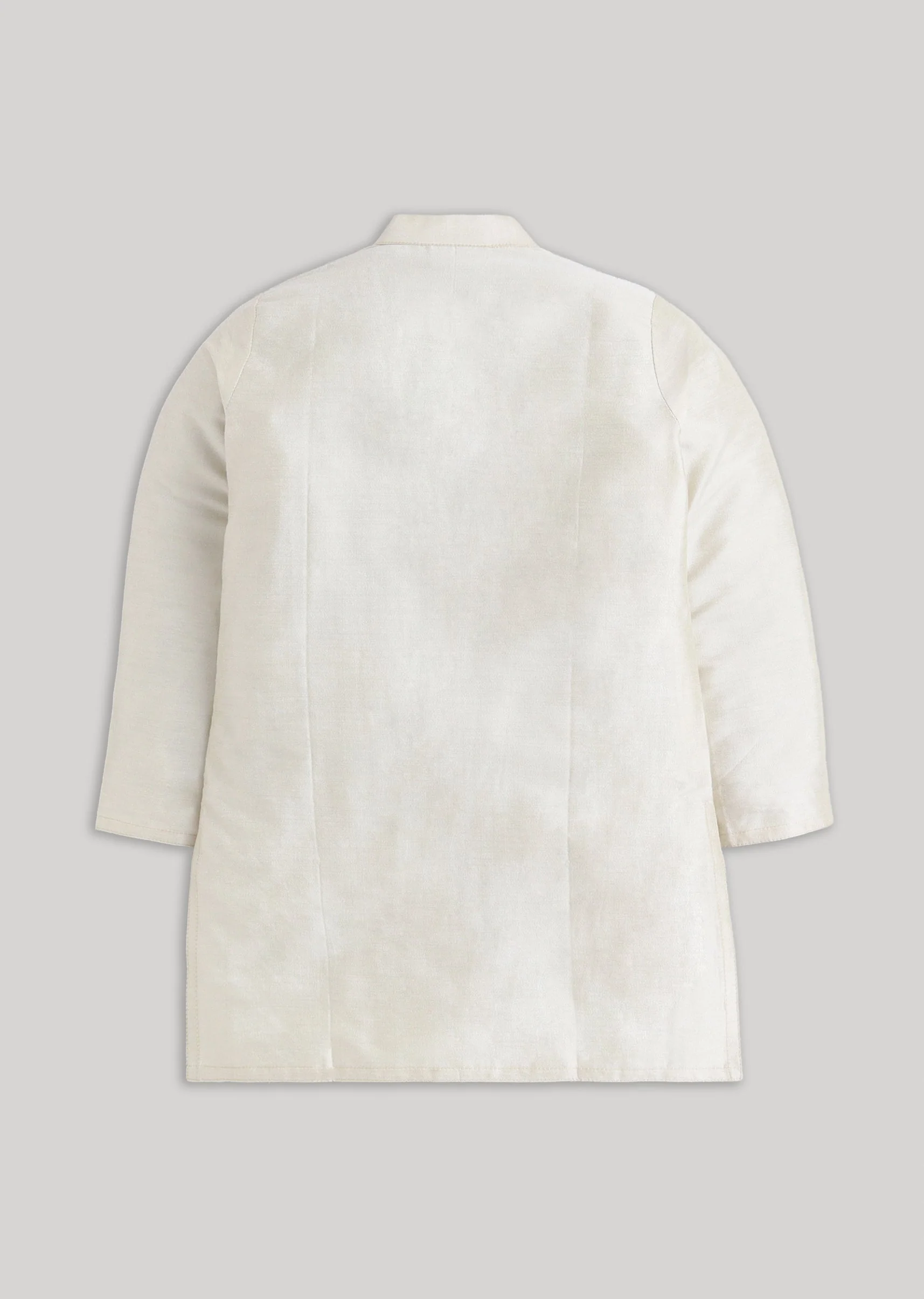 Cream Kids Kurta Set