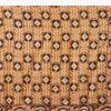 Maroon Block Printed Saree with Unstitched Blouse